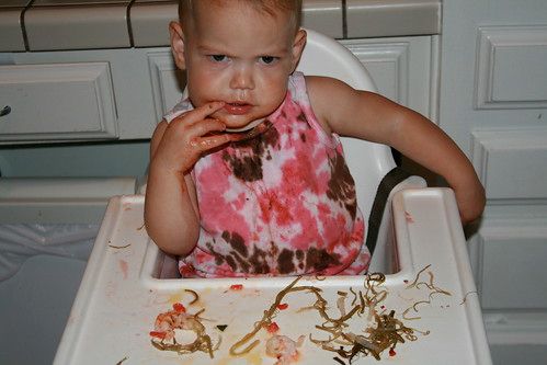 Kate Eating Dinner