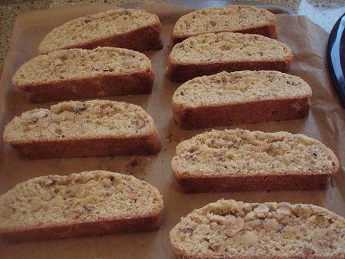 Orange Hazelnut Biscotti