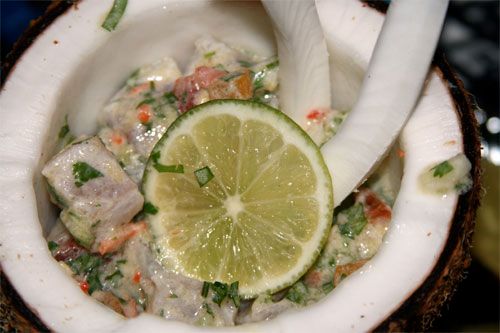 Opakapaka Marinated in Coconut Milk and Lime