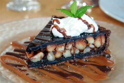 Macadamia Nut Pie at Haliimaile General Store