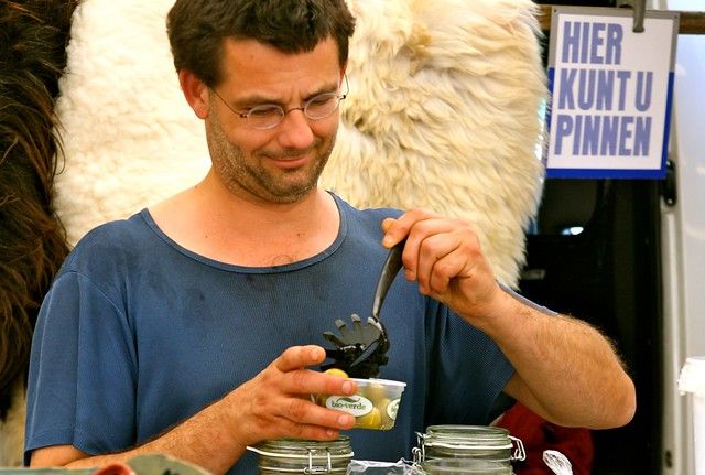Raw milk farmer in Holland