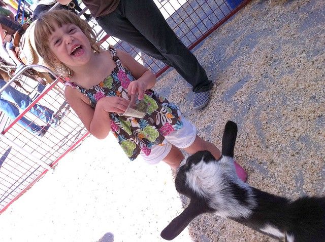 Kate at the farmers market