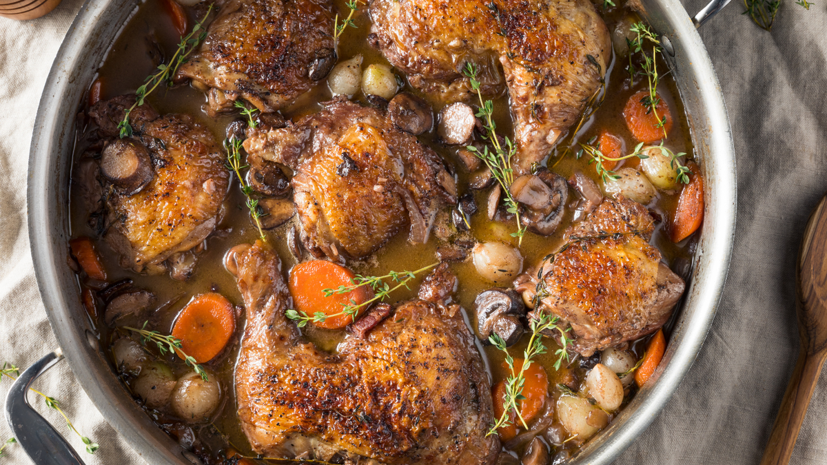 Crock Pot Coq au Vin