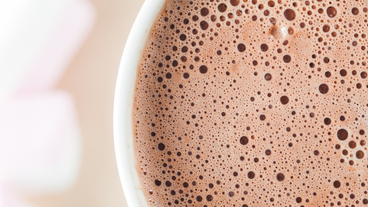 Healthy Hot Cocoa with Grass-fed Whipped Cream