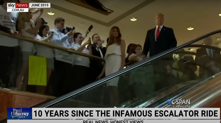Trump Mobile Launches Today, Ten Years After the Escalator Ride