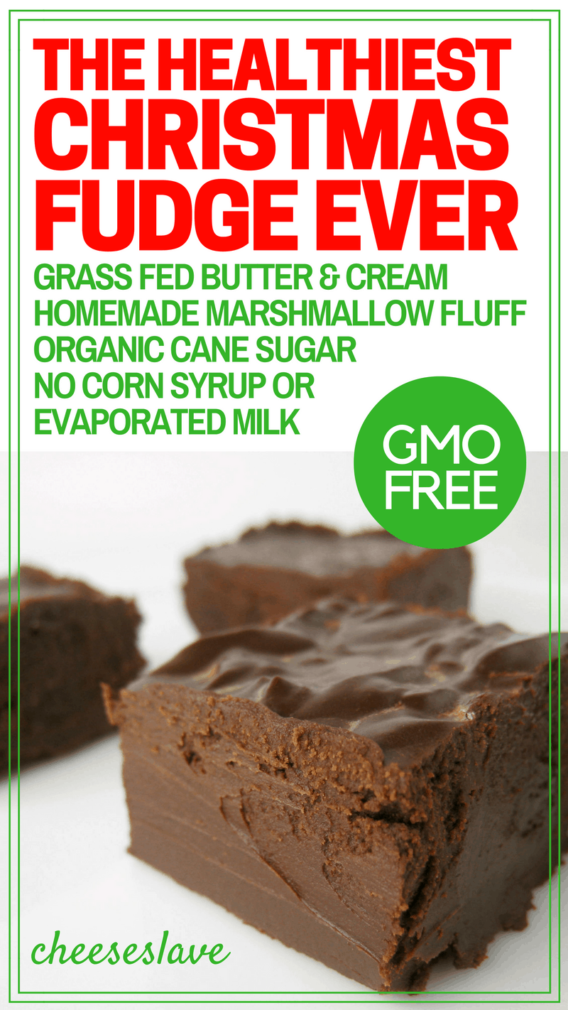 Healthy Christmas Fudge 