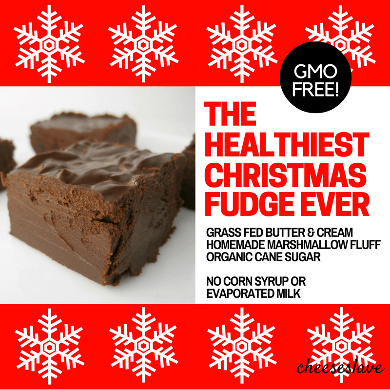 Healthy Christmas Fudge 
