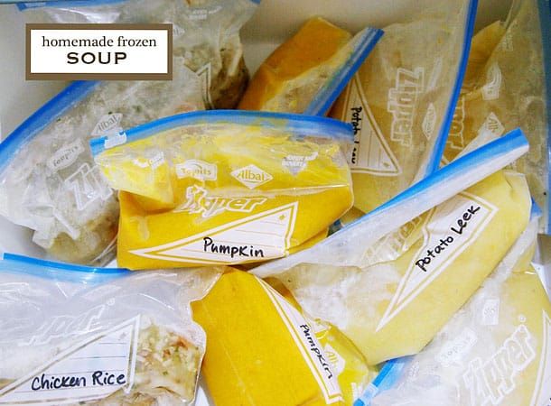 May All Seasons Be Sweet To Thee: Frozen Soup