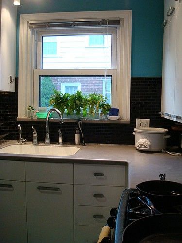 The sink area