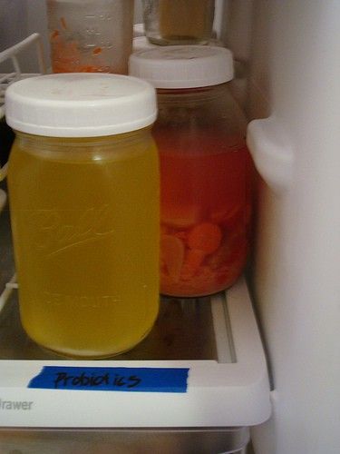 beet kvass and lacto-fermented giardiniera 