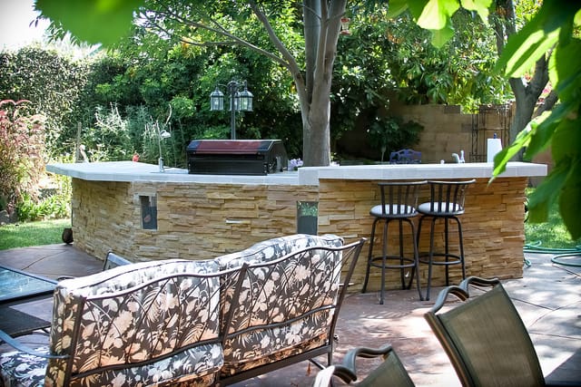 Front side of my outdoor kitchen