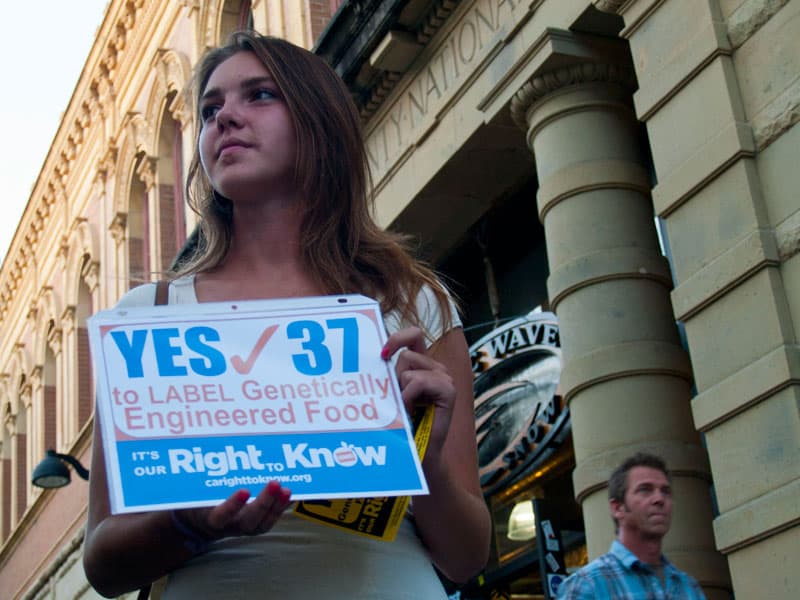 Label GMOs Yes on Prop 37