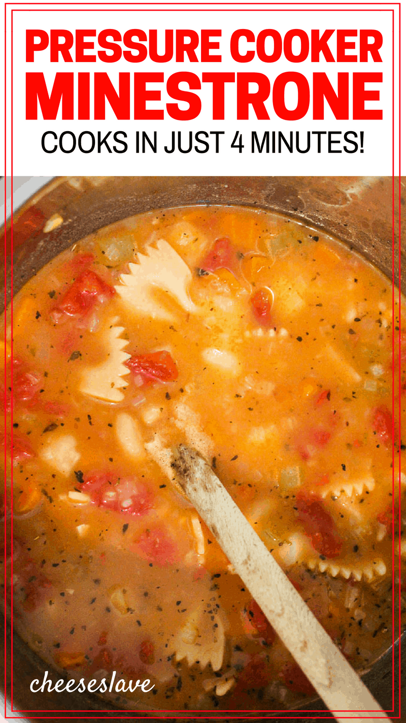 Pressure Cooker Minestrone Soup