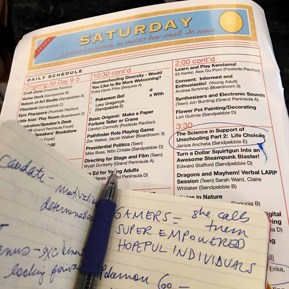 California Homeschool Conference: HSC 2016 -- Notes