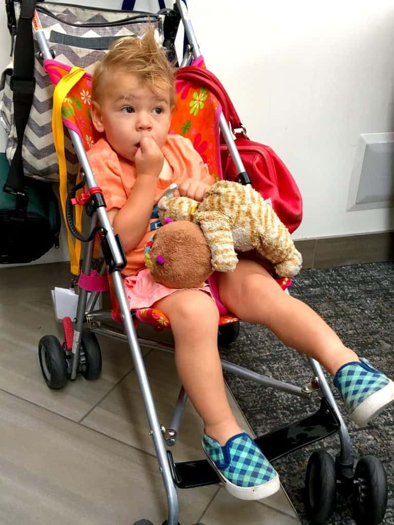 California Homeschool Conference: HSC 2016 -- Ollie in the stroller