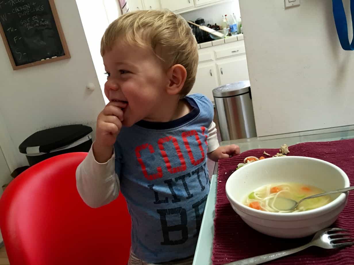unschooling-a-day-in-the-life-lunch-chicken-noodle-soup