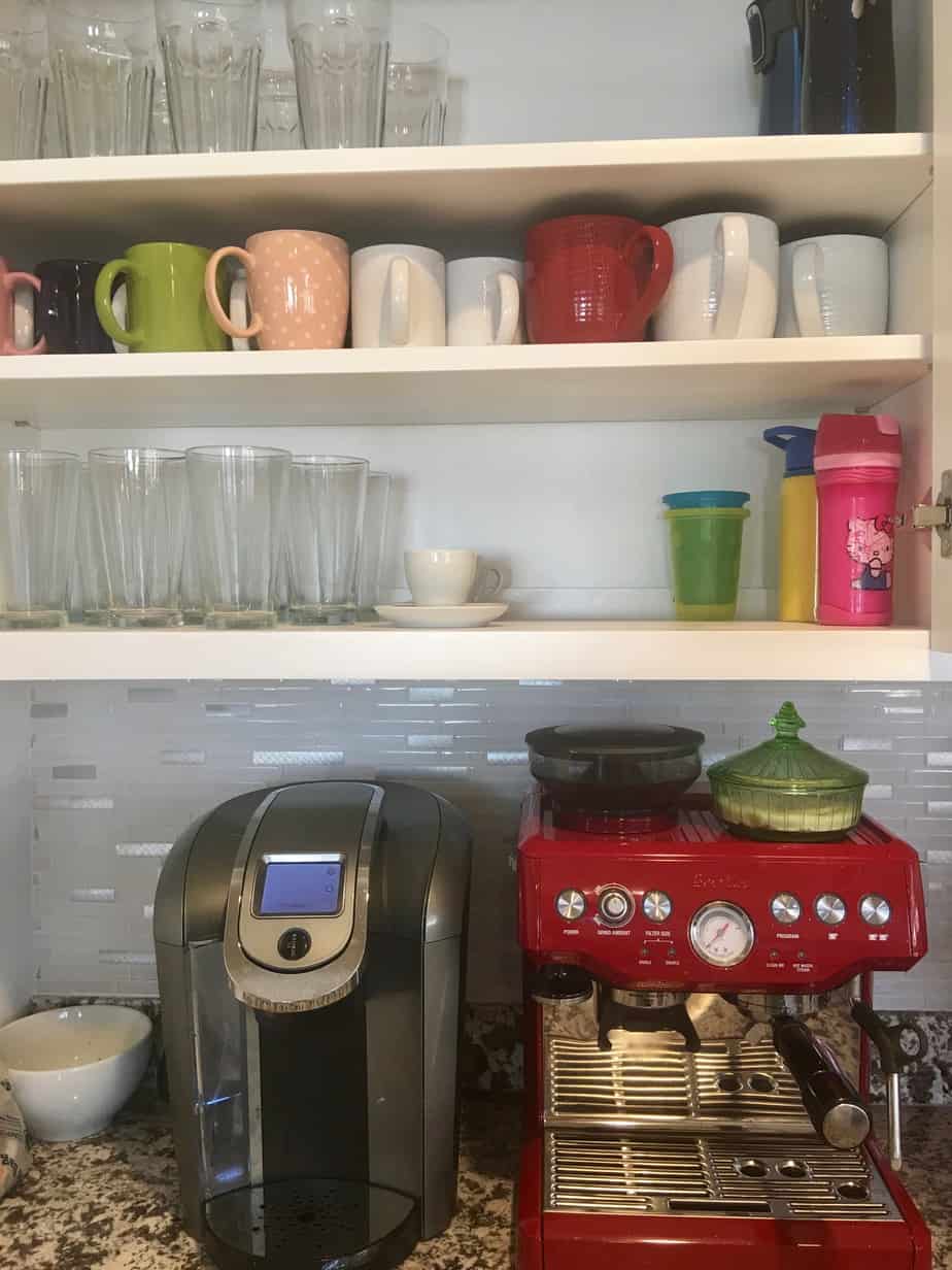 Organizing My Kitchen with the Life Changing Magic of Tidying Up - Coffee Station