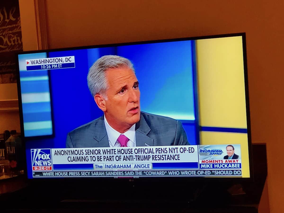 Kevin McCarthy, Senator Majority Leader at the Trump Hotel, Washington, DC