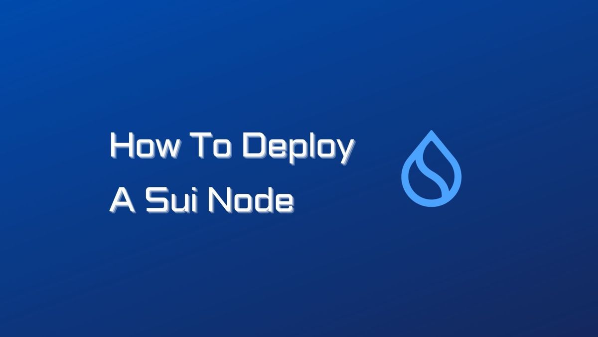 How To Deploy A Sui Node