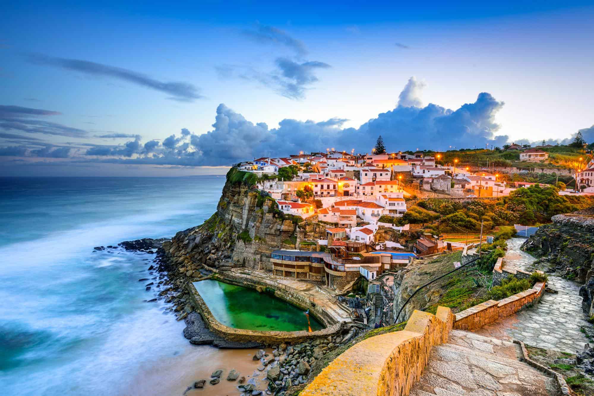 Azenhas do Mar, Portugal coastal town.