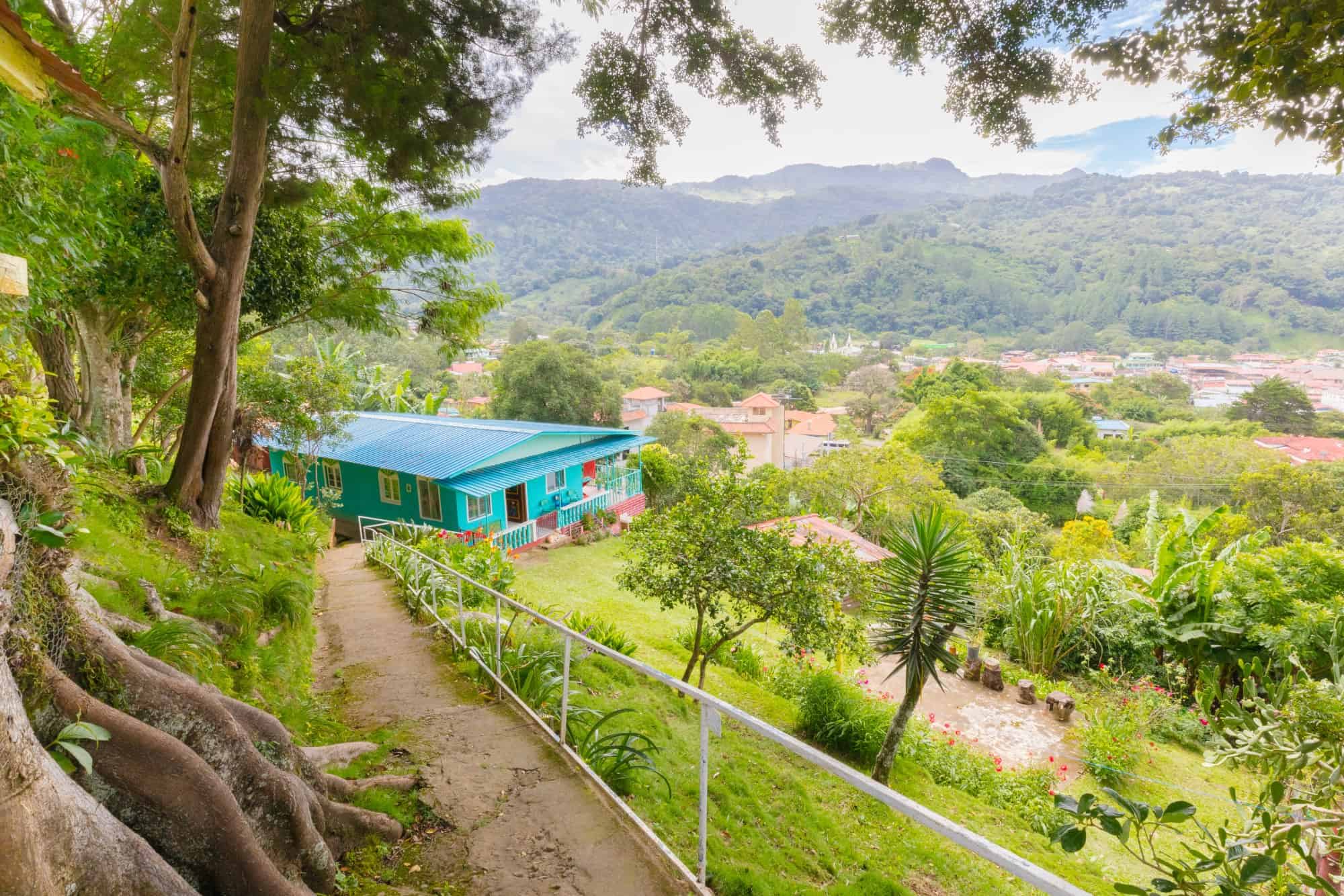 A view of the valley from Boquete mountains