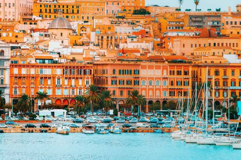 The harbour Cagliari