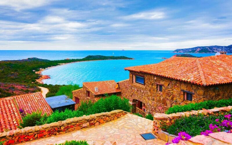 One of many beautiful villas in Sardinia