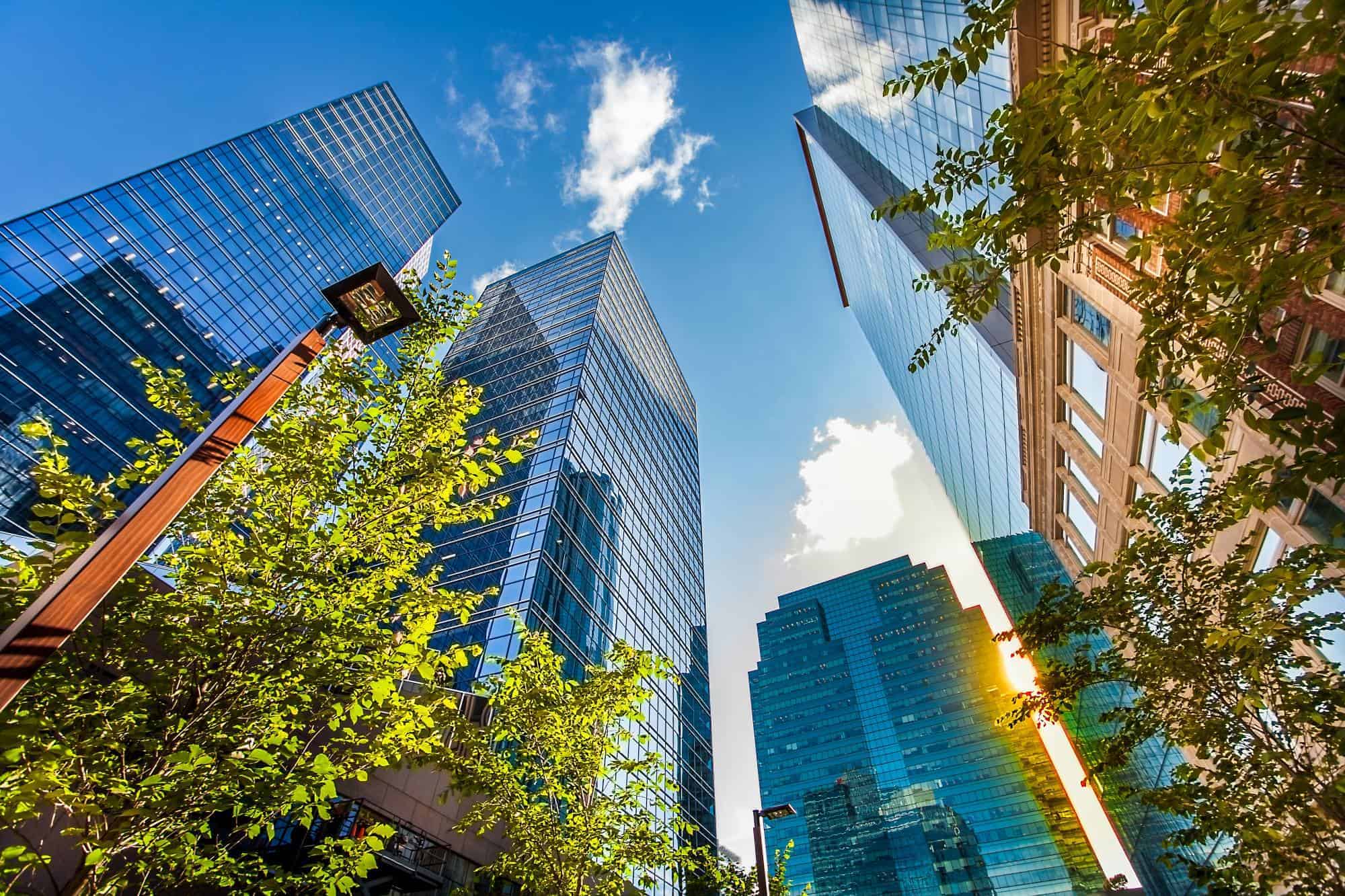 In downtown Edmonton, Alberta