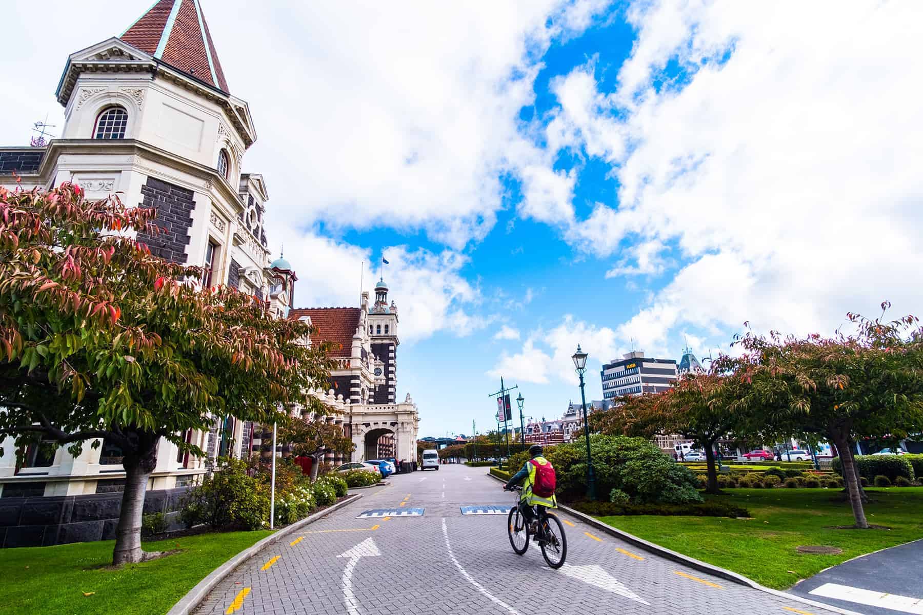 Dunedin railway station, Dunedin, New Zealand 