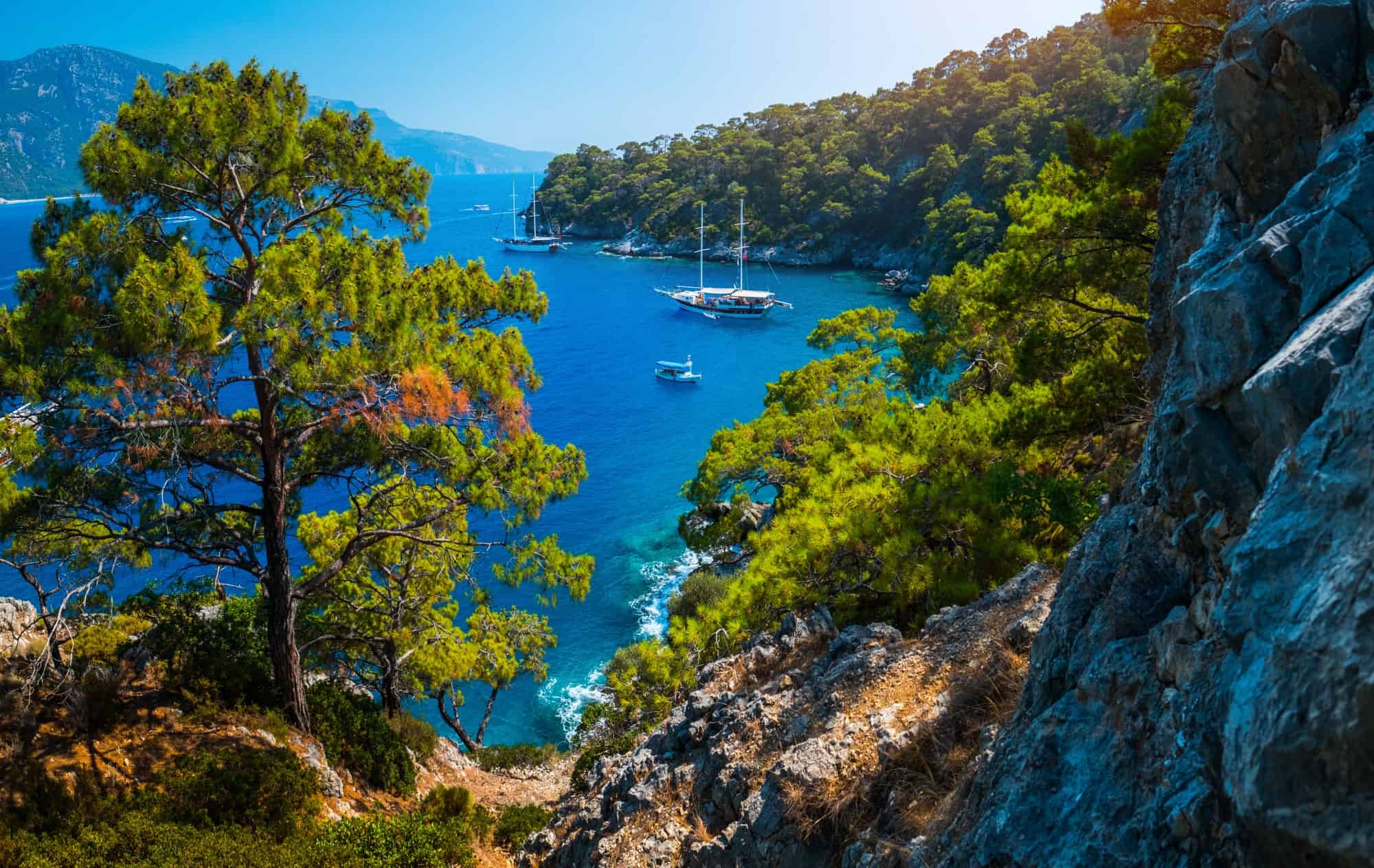The Turquoise Coast - the blue lagoon