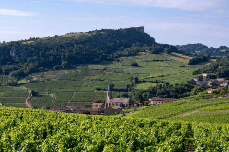 A pretty town in the countryside of Saône-et-Loire