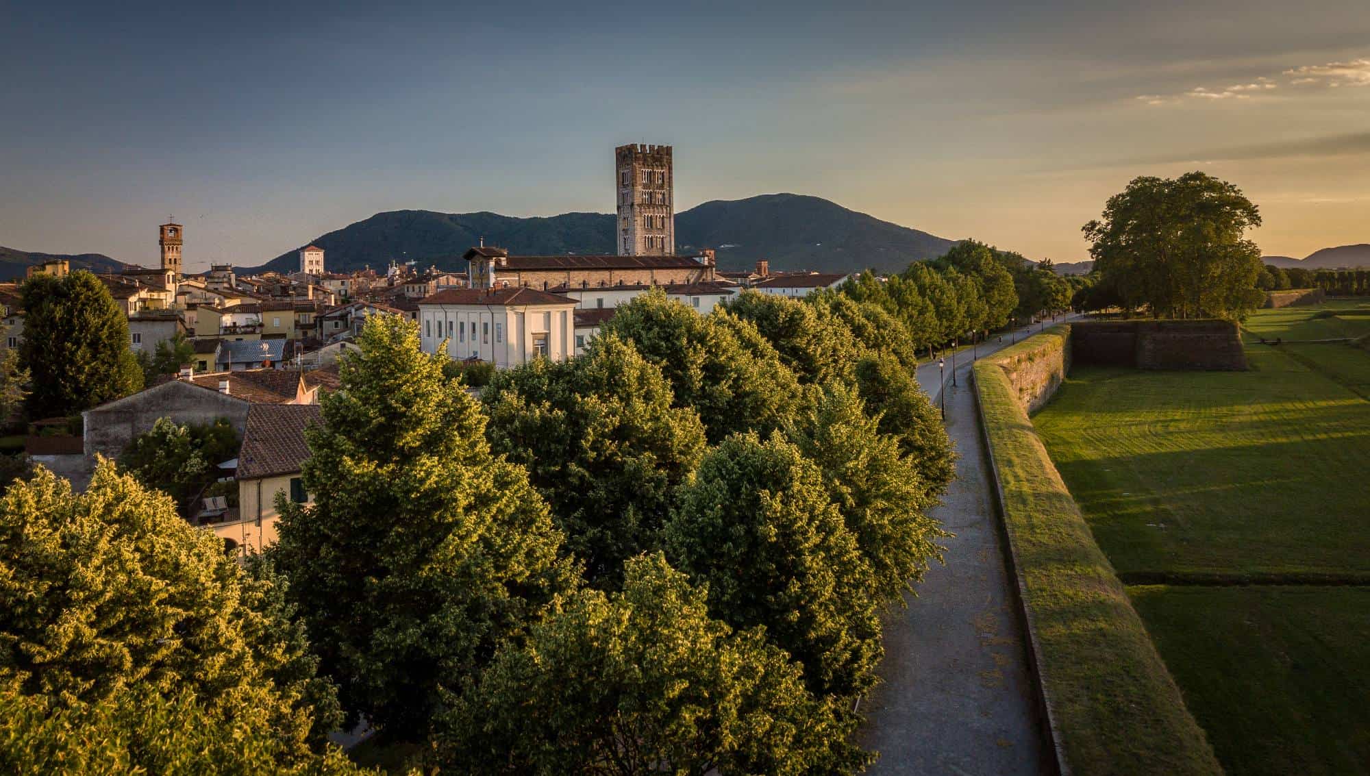 Lucca, a beautiful walled city 