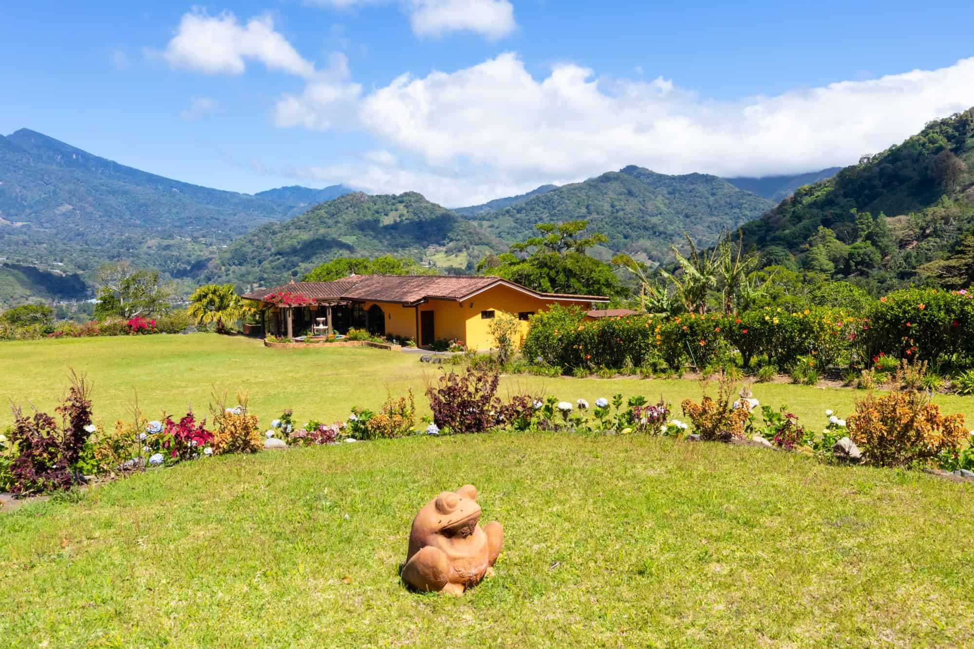 Orosi hills in the Central Valley of Costa Rica