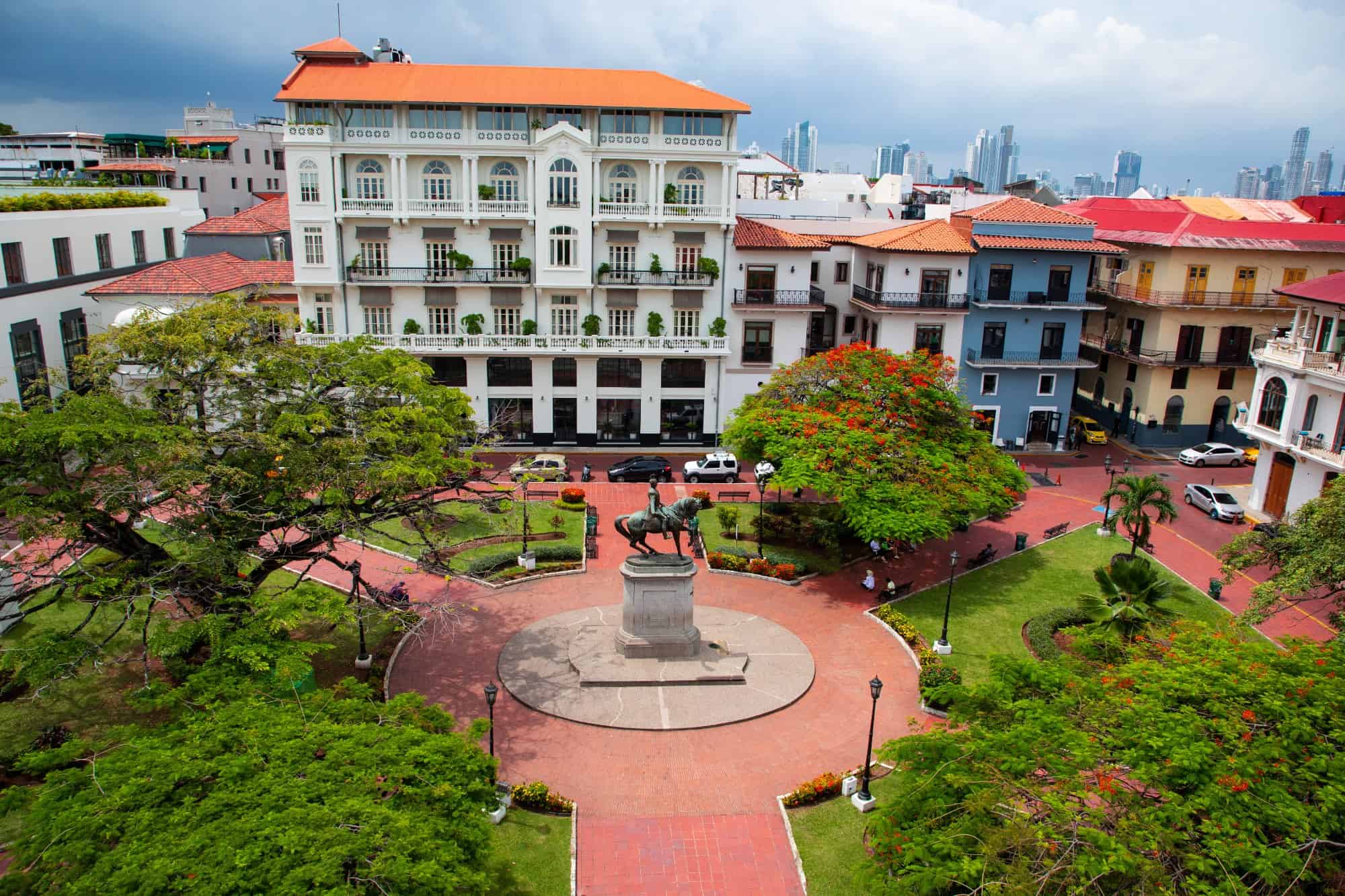 Old houses in Panama City's Casco Viejo