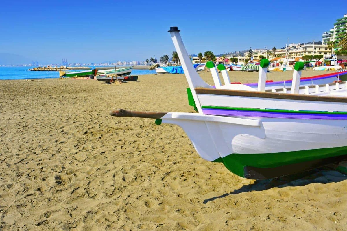 Pedregalejo Beach is one of Málaga's oldest and most traditional fishing spots.