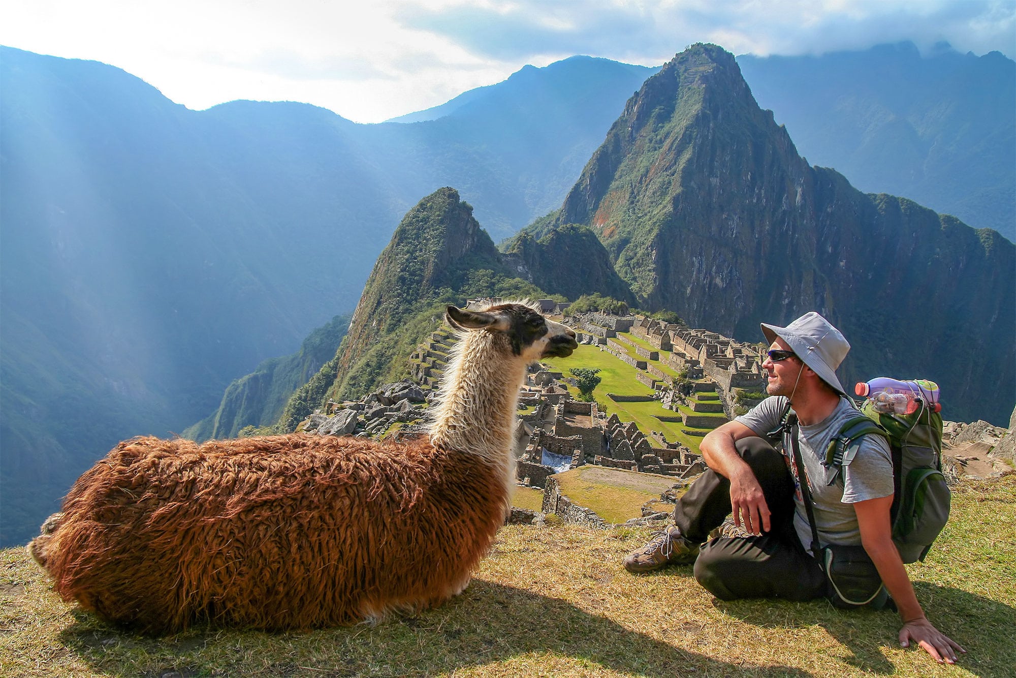 Peru: Machu Picchu with Llama