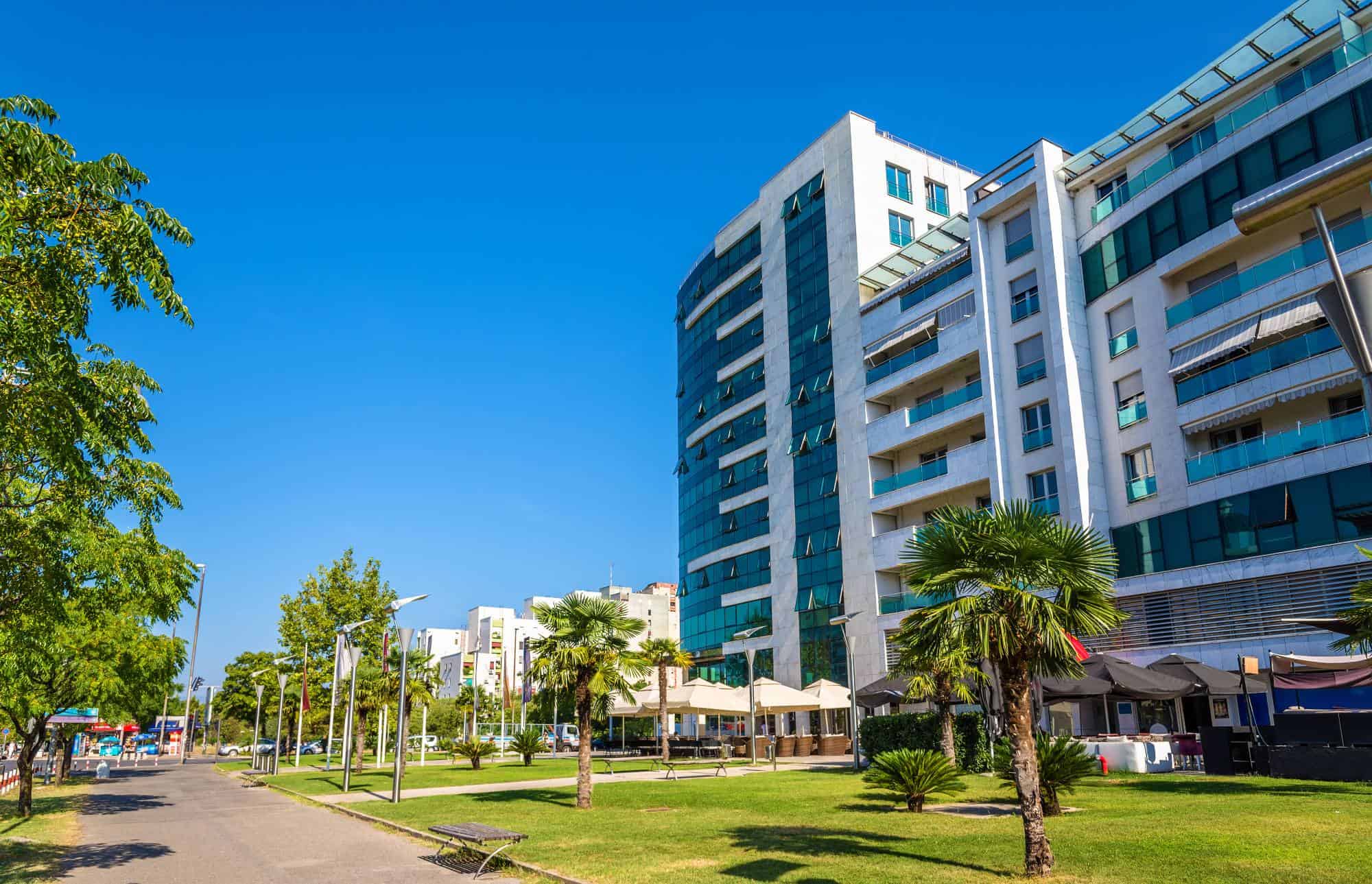 A modern and spacious city centre in Podgorica