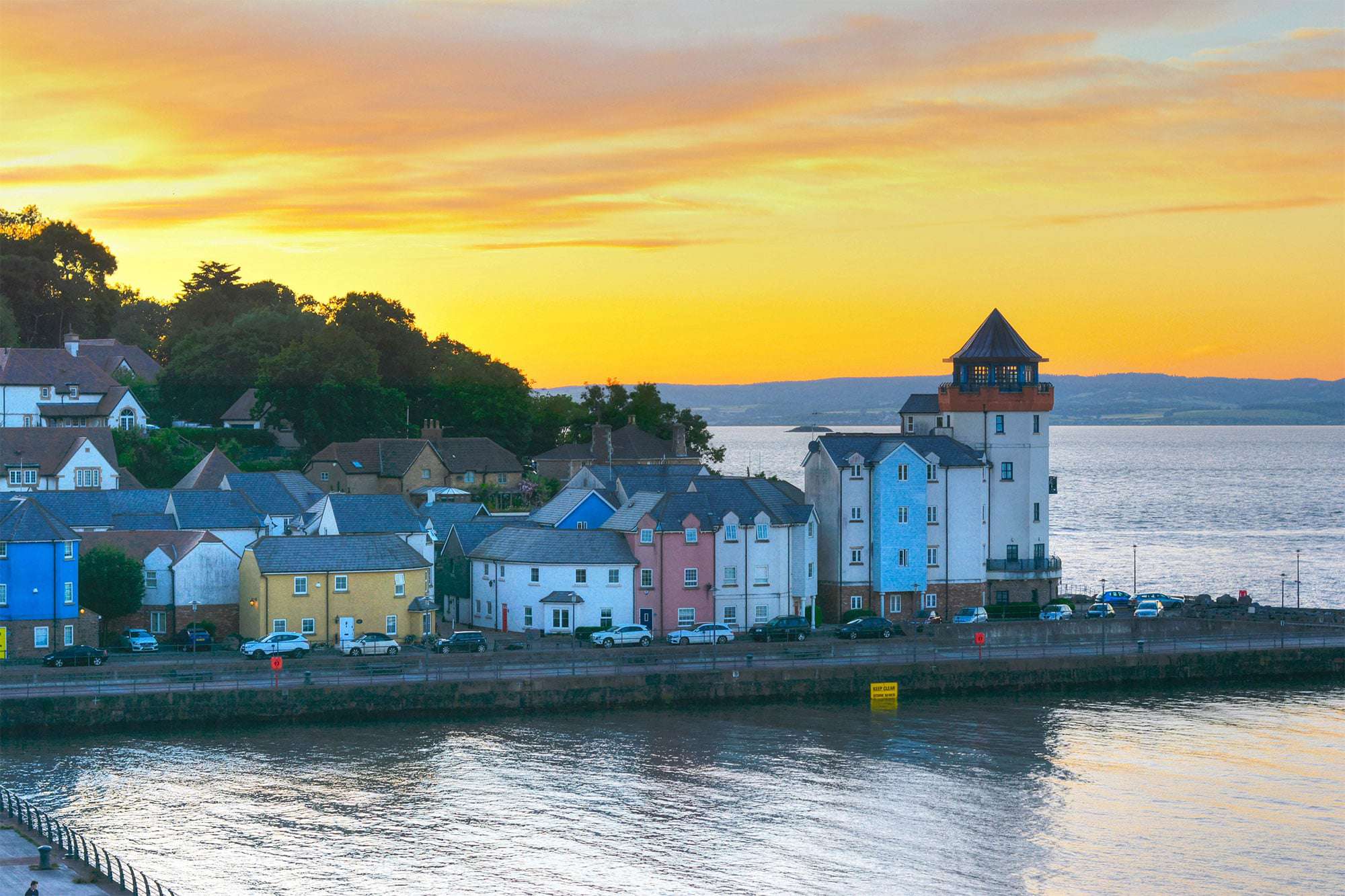 Sunset at the Portishead Jetty