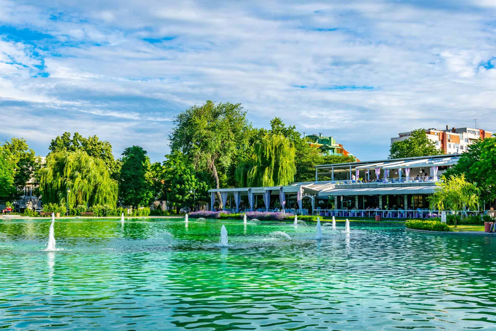 Singing fountains in Plovdiv