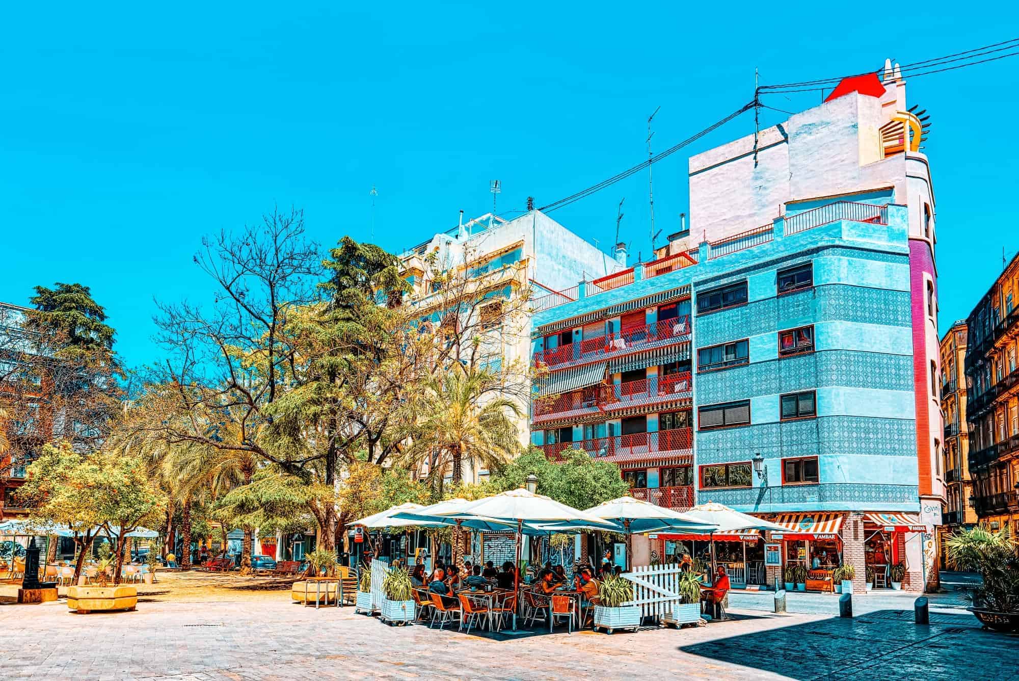 Carmen`s Square in Valencia