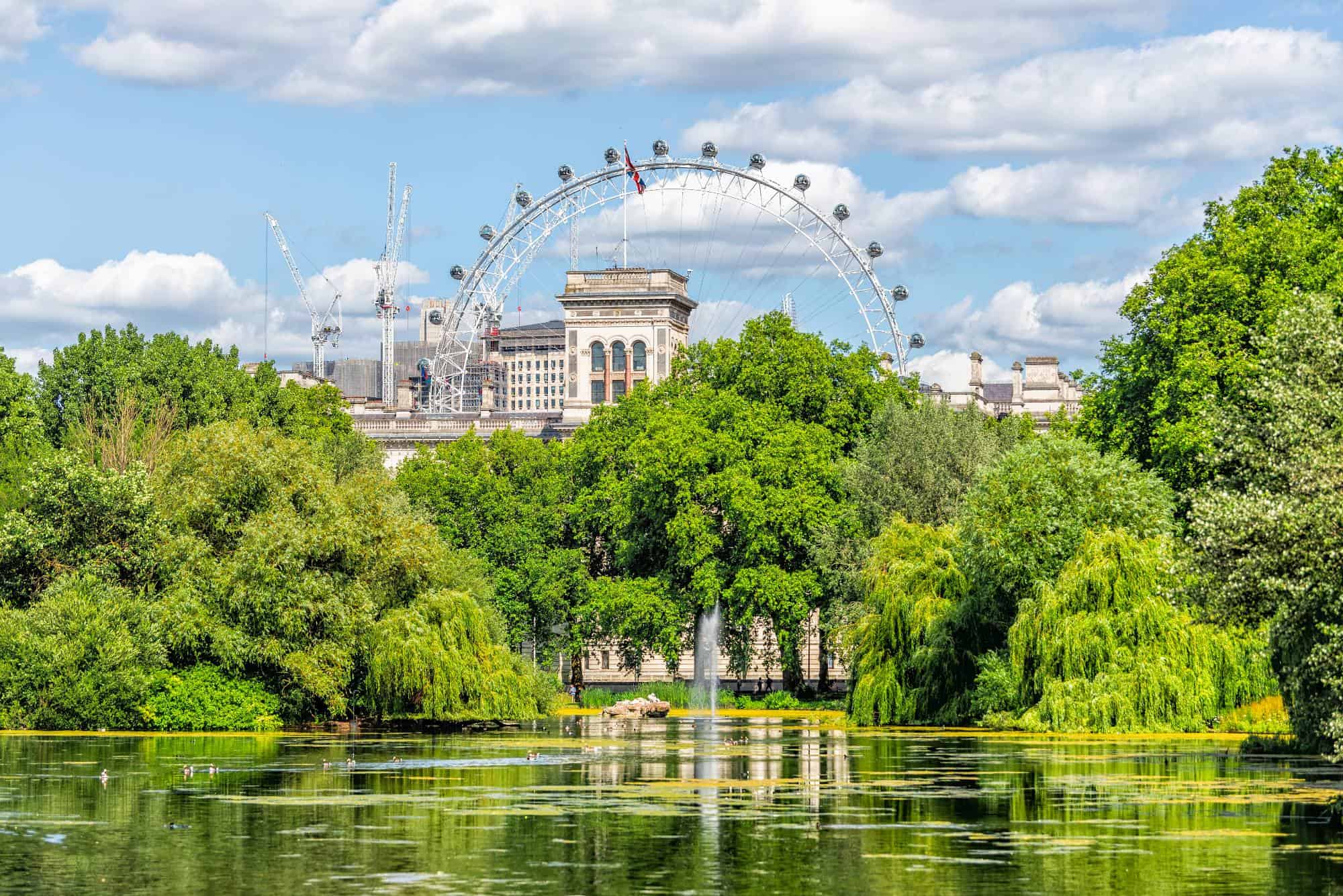 St James Park, the oldest of the Royal&nbsp;parks&nbsp;in&nbsp;London