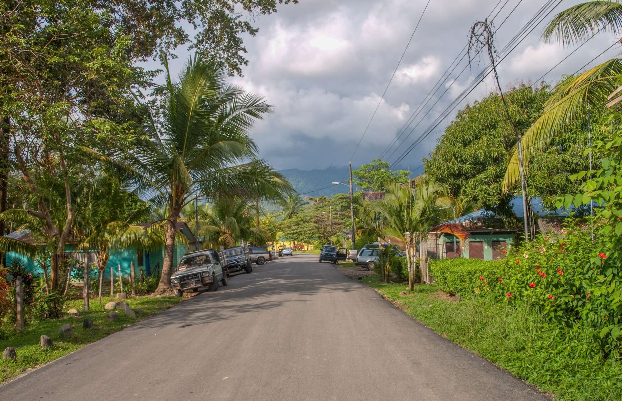 A street scene in Uvita
