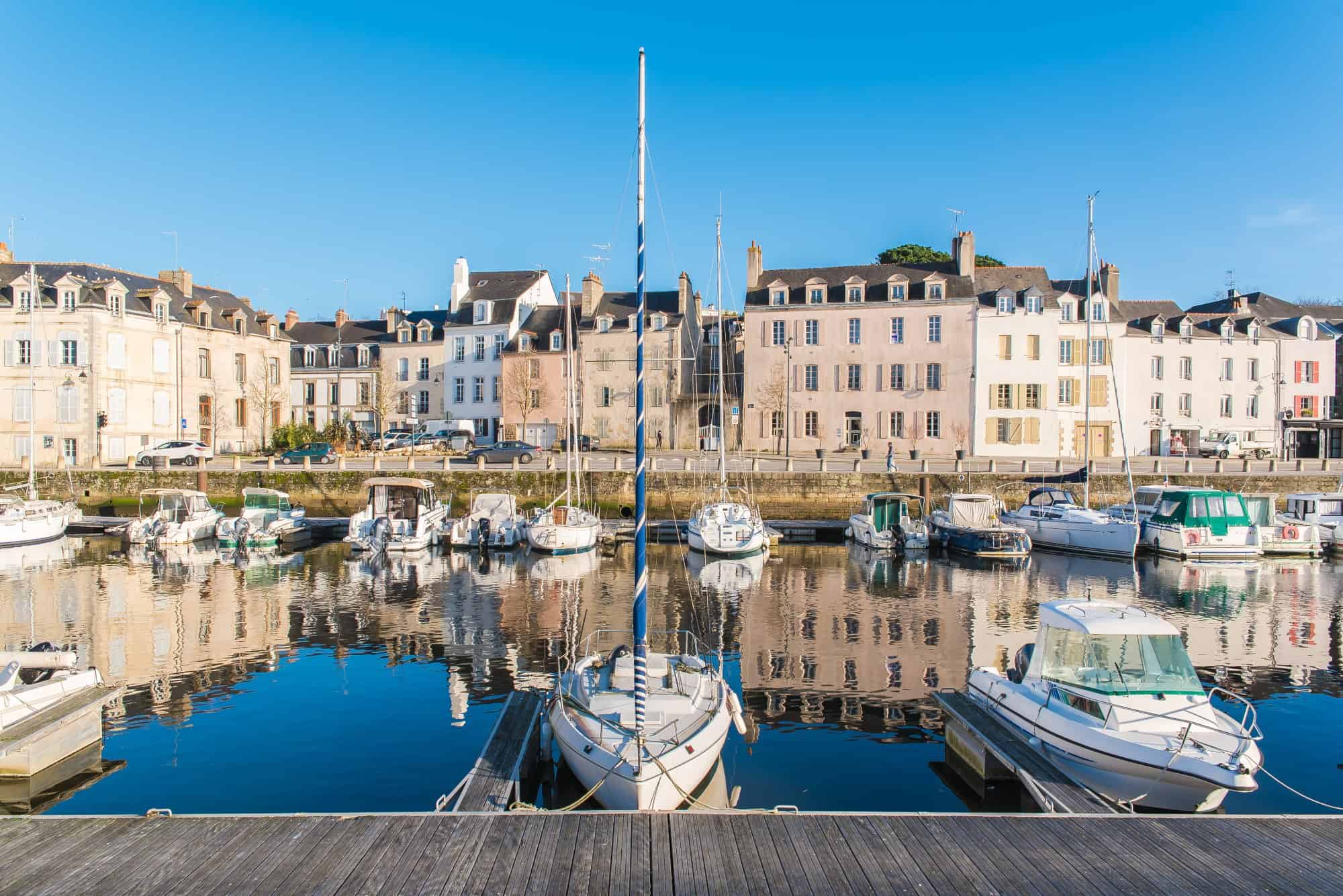 Vannes port and marina.