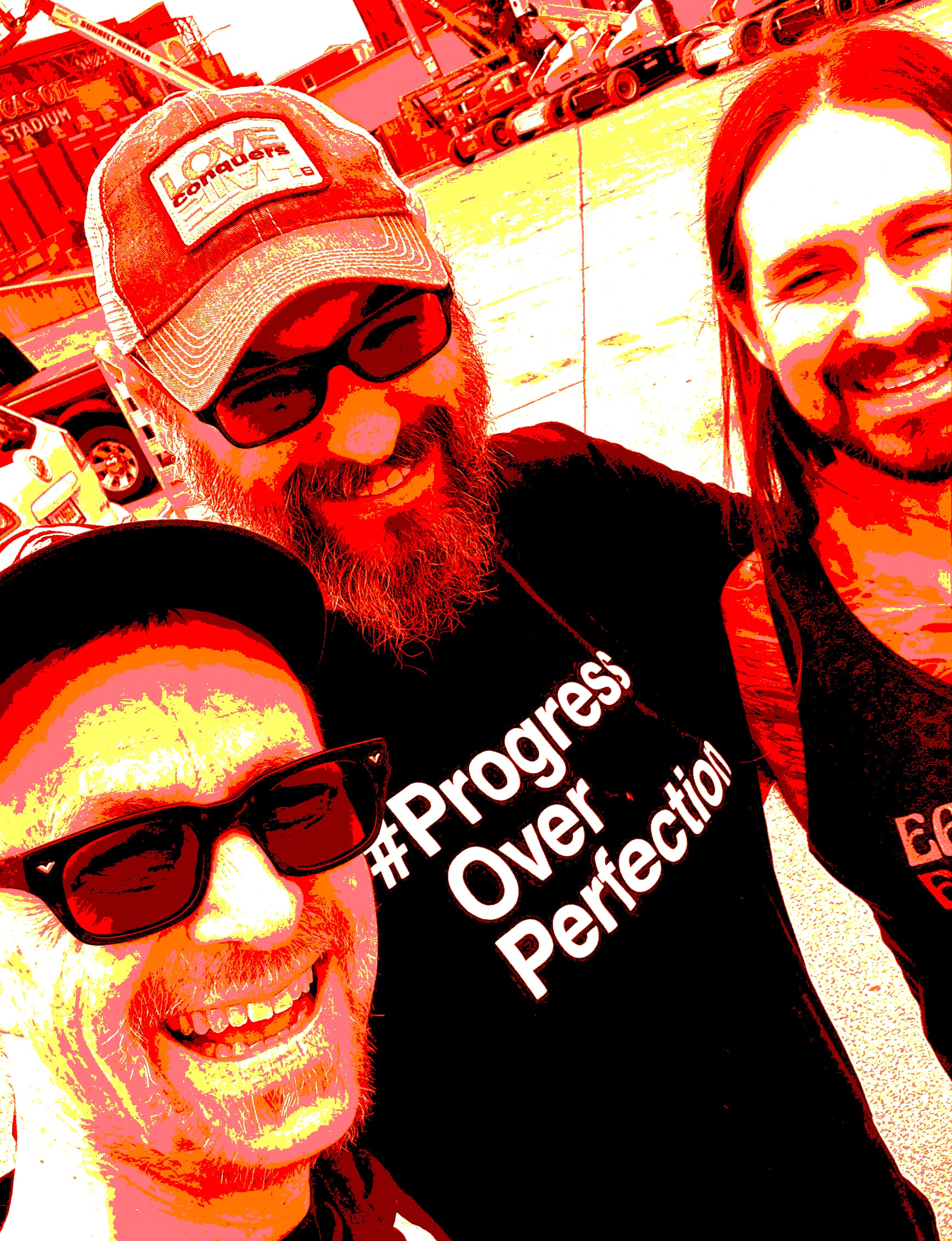Left to right, Luke, Keith, and Christopher