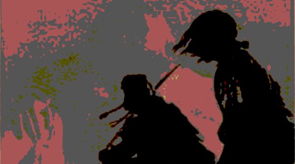 Modified view of the poster for the movie The Duellists