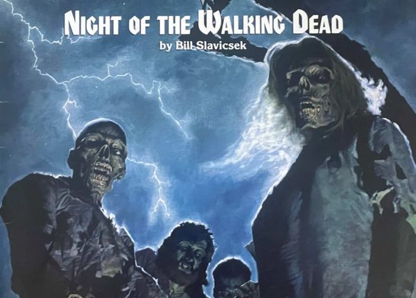Night of the Walking Dead adventure cover by Robh Ruppel