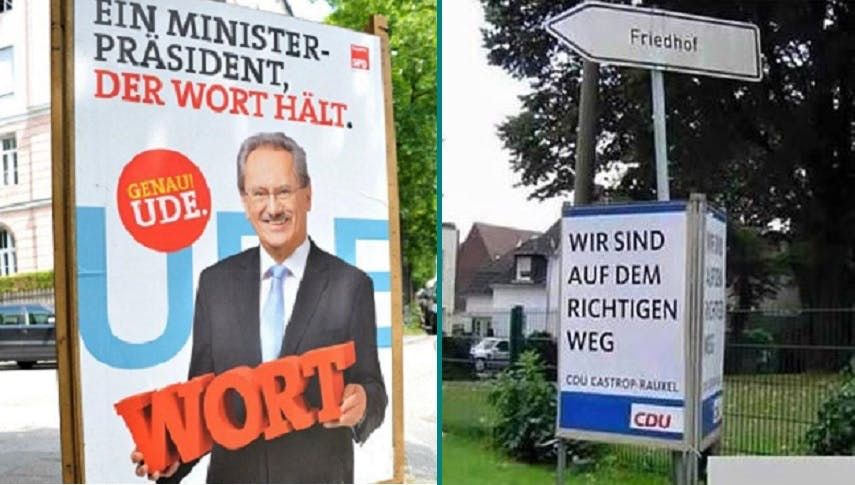 Wahlplakate