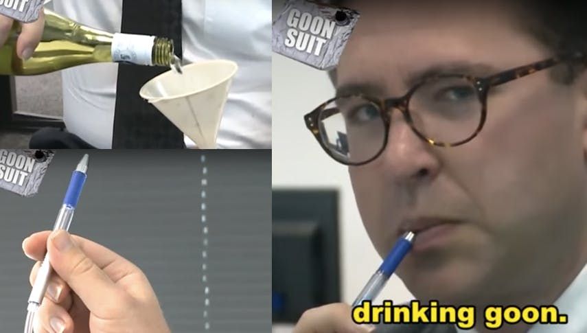 heimlich bei der Arbeit