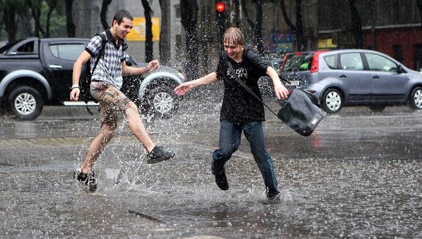 Dauerregen in Deutschland