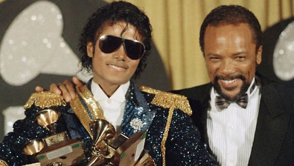 Michael Jackson und Quincy Jones